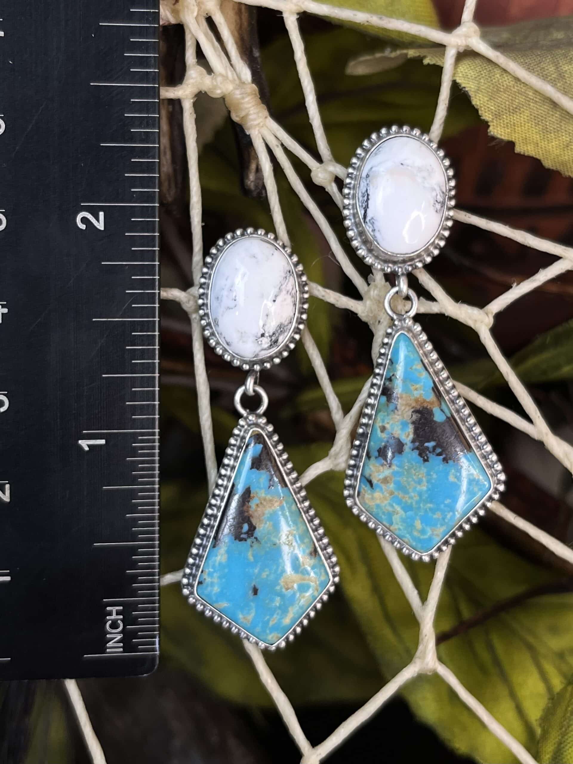 White Buffalo and Sunnyside Earrings