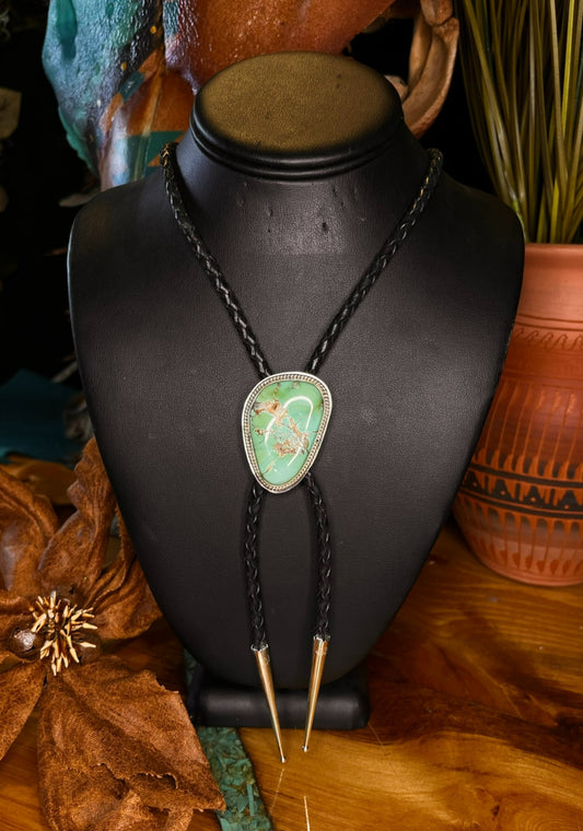 Pilot Mountain Turquoise Bolo Tie