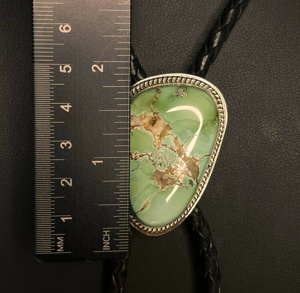 Pilot Mountain Turquoise Bolo Tie