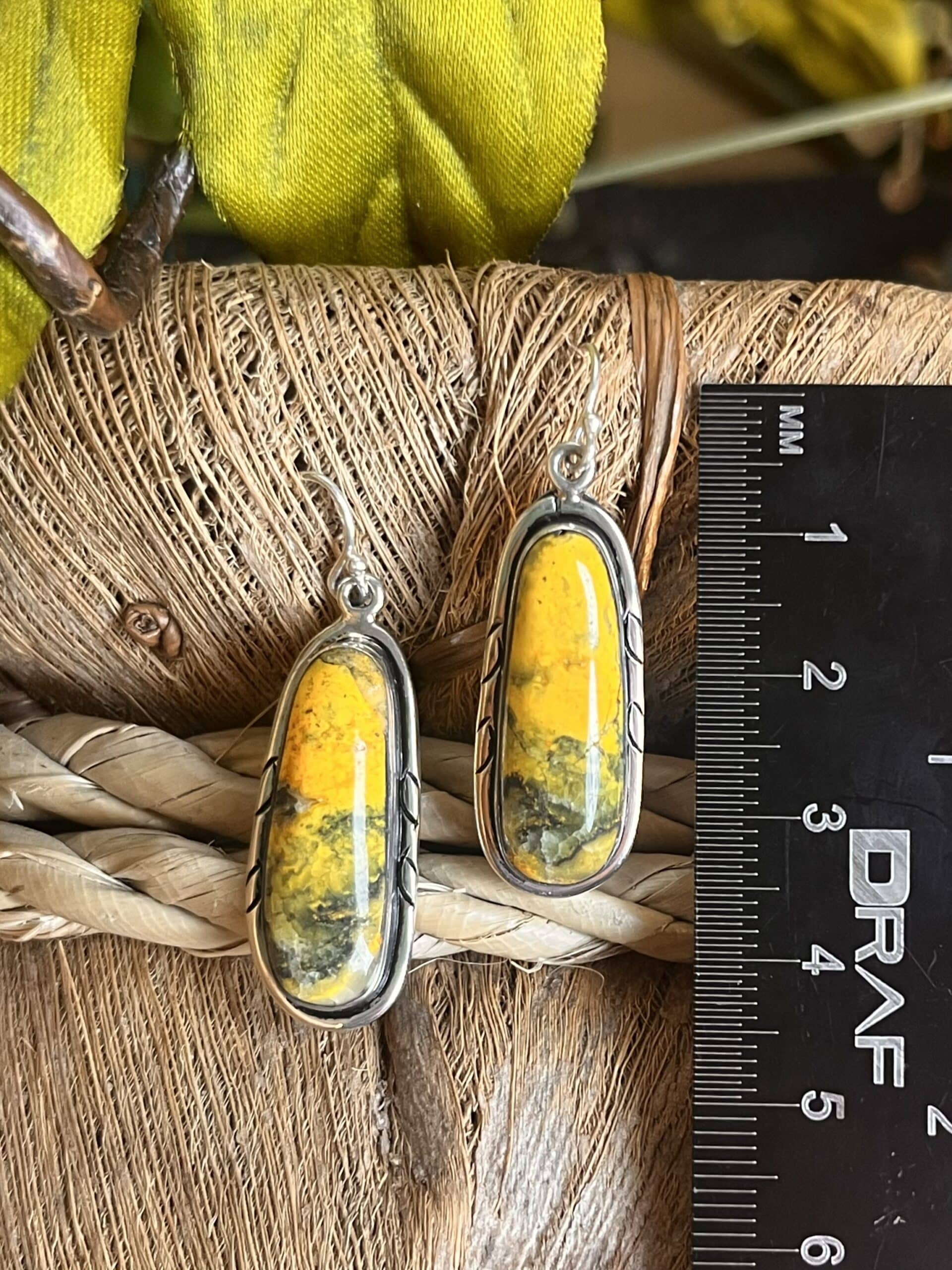 Bumble Bee Jasper Earrings