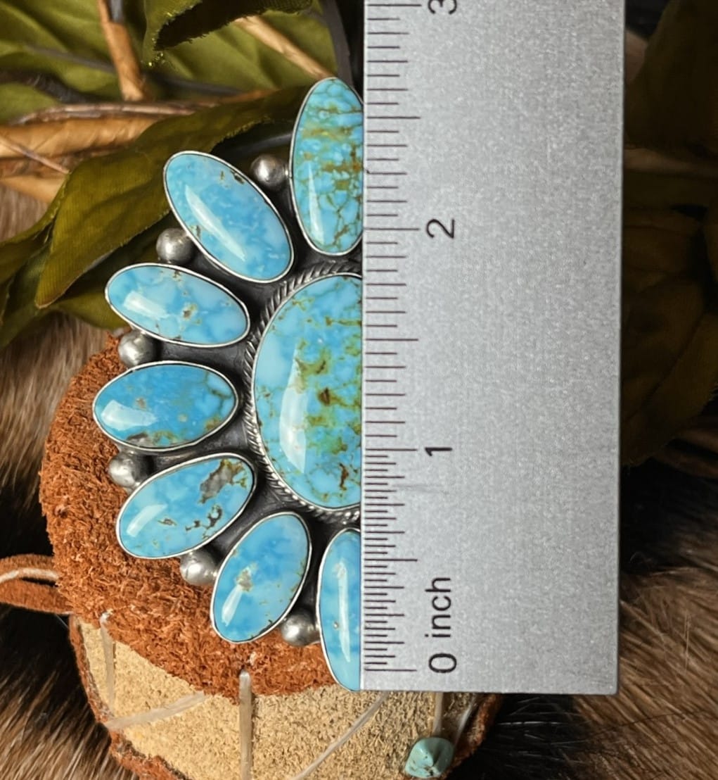 Sierra Nevada Turquoise Ring Sz. 8.5