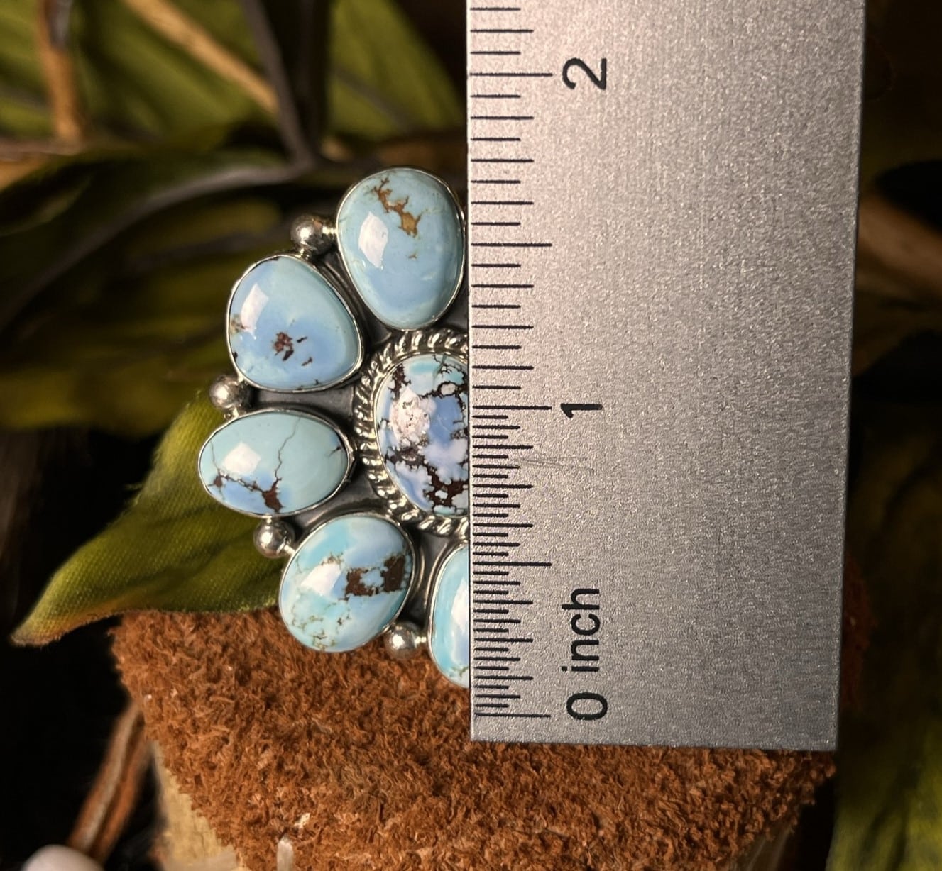 Golden Hills Turquoise Ring Sz. 10