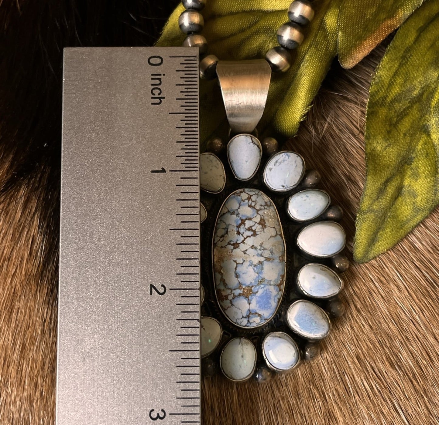 Golden Hills Turquoise Pendant