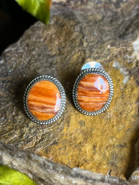 Spiny Oyster Earrings