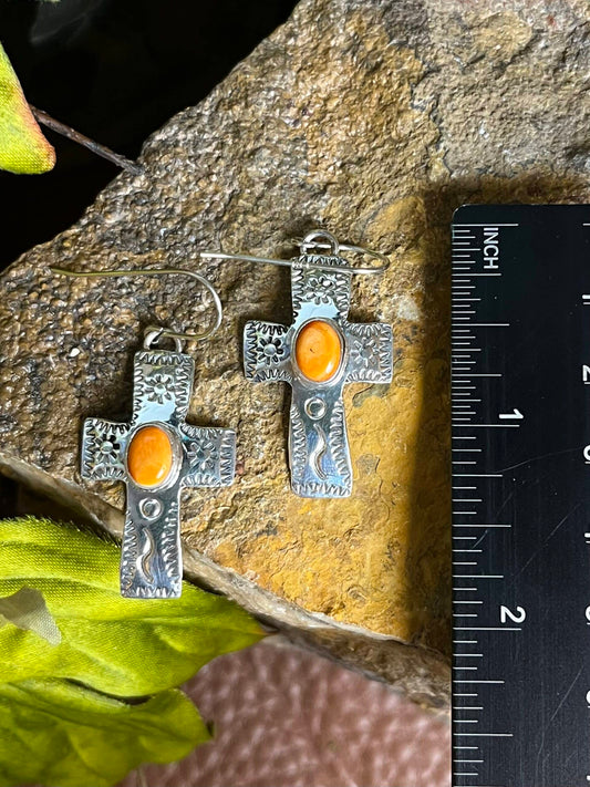 Spiny Oyster Earrings