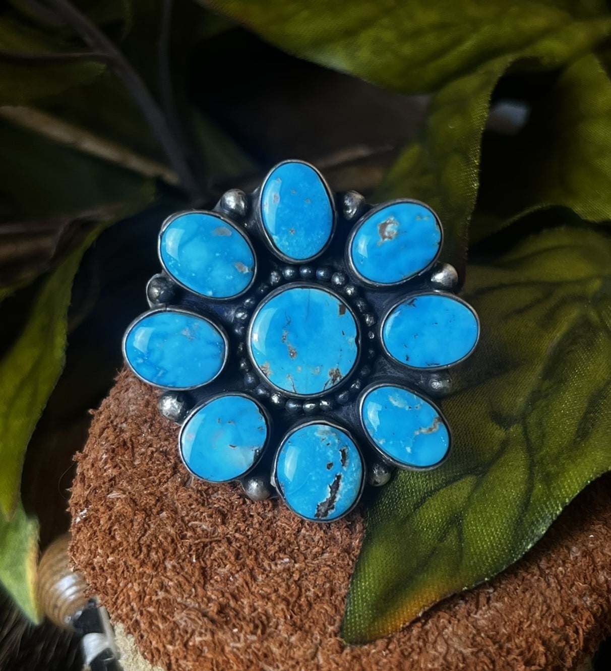 Kingman Turquoise Ring Sz. 8