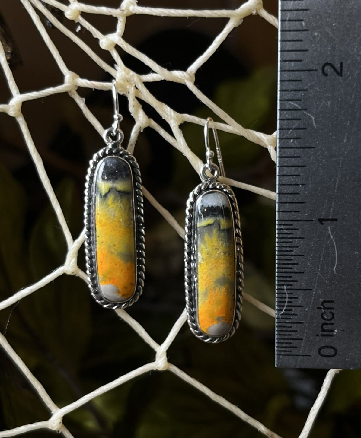 Bumble Bee Jasper Earrings
