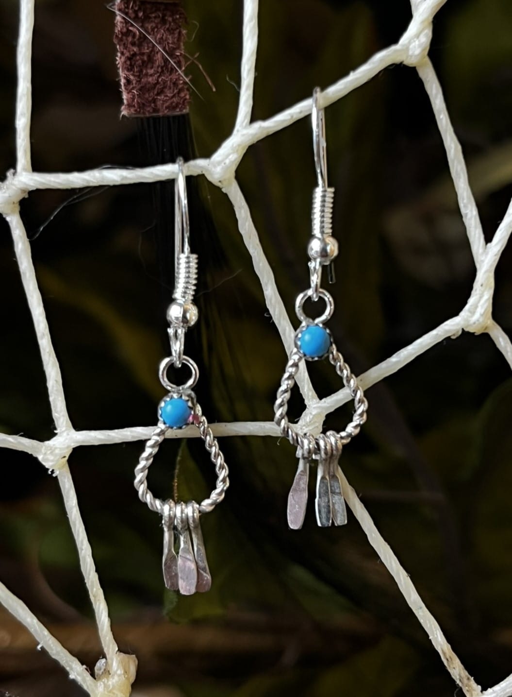 Sleeping Beauty Turquoise Earrings