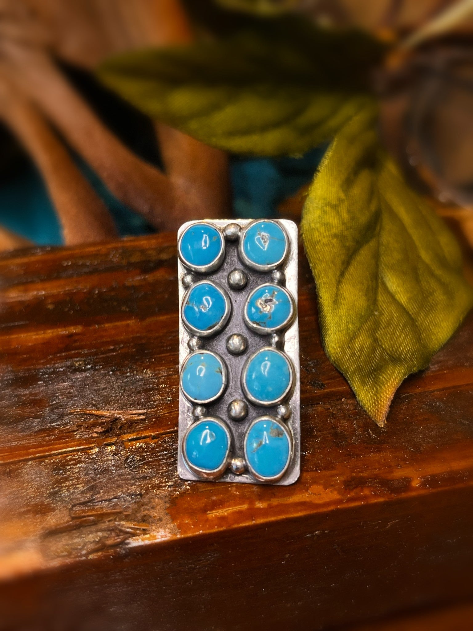 Kingman Turquoise Ring Sz. 5.5