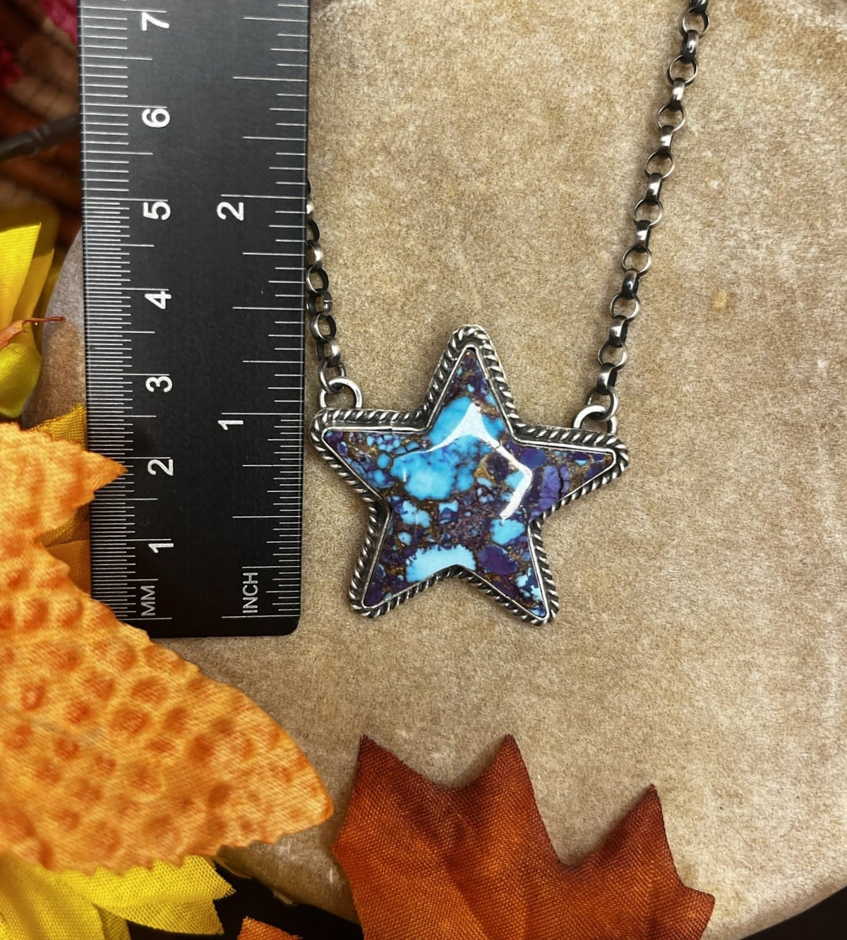 Purple Mojave Necklace – Dakota Sky Stone display picture 2