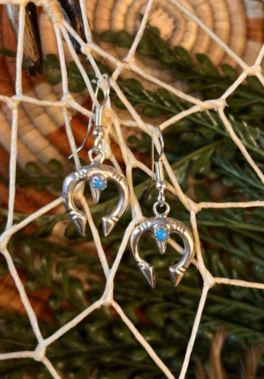 Sleeping Beauty Turquoise Earrings