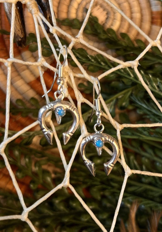 Sleeping Beauty Turquoise Earrings