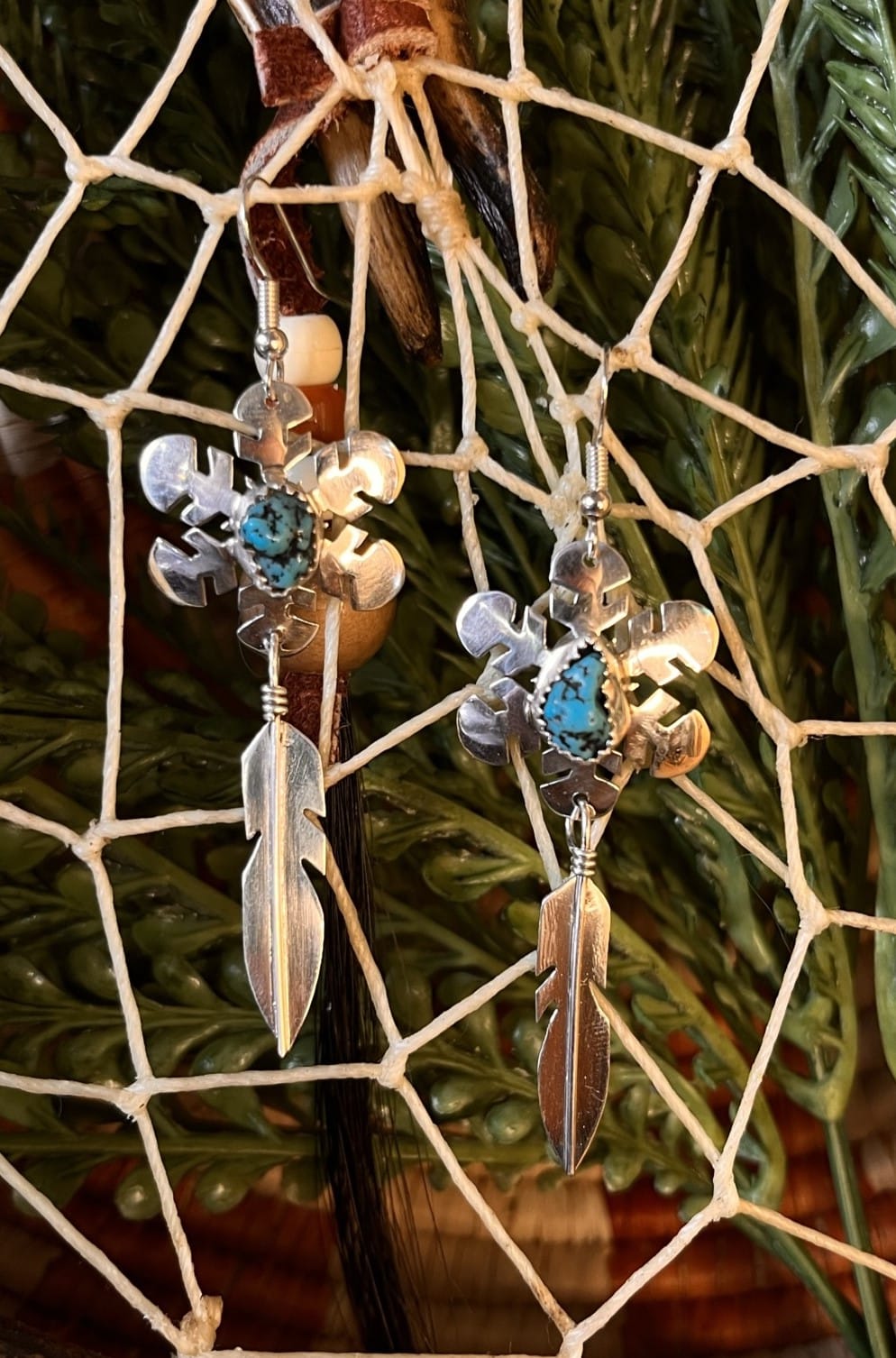 Sleeping Beauty Turquoise Earrings