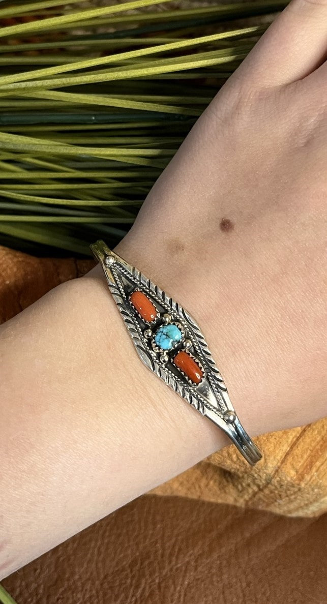 Sleeping Beauty and Coral Bracelet