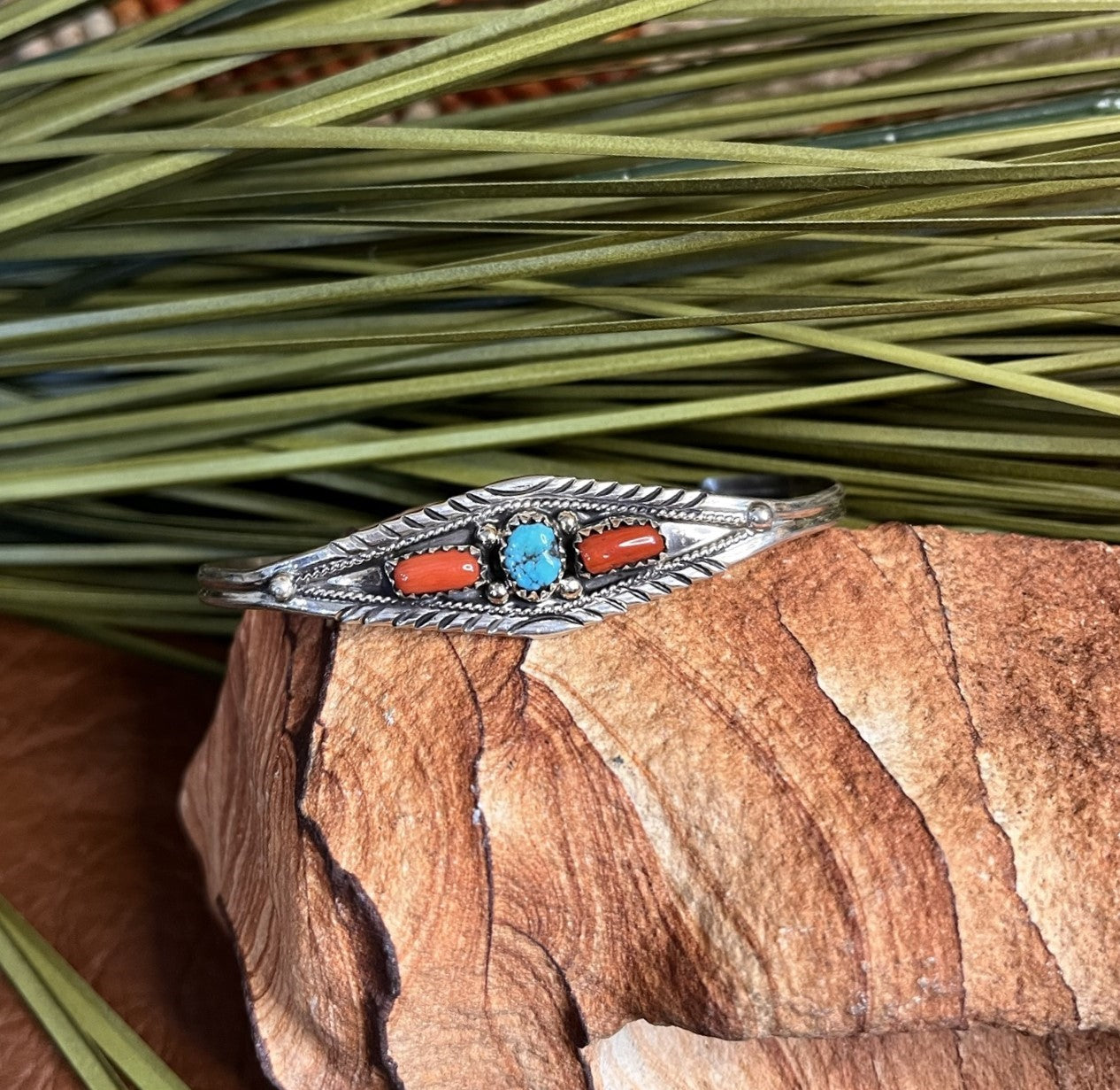 Sleeping Beauty and Coral Bracelet