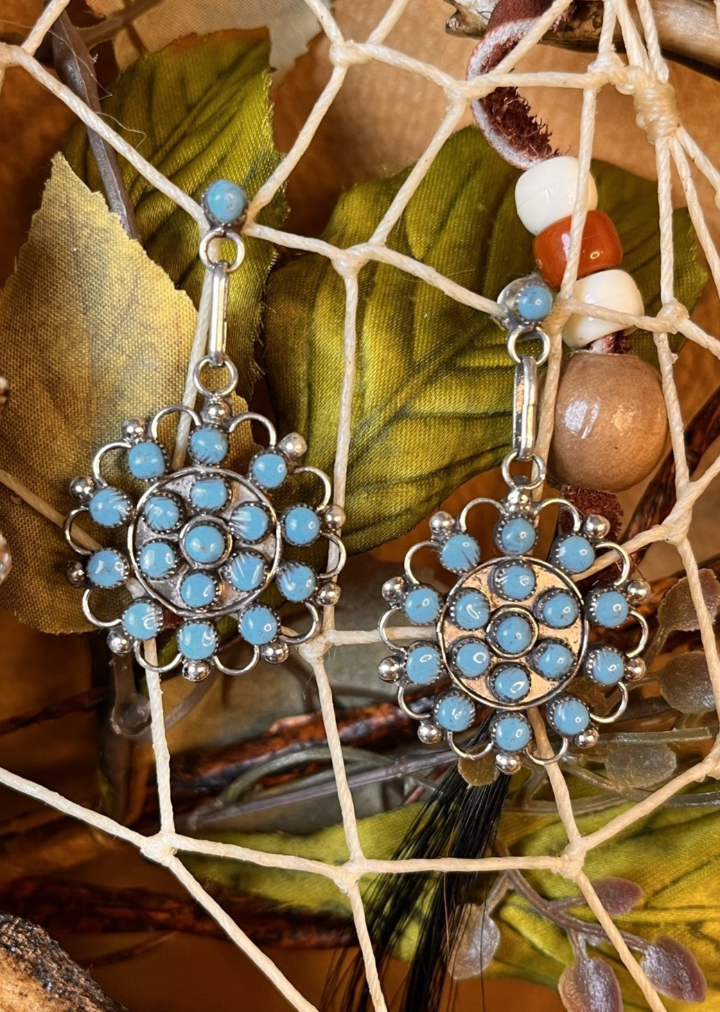 Sleeping Beauty Turquoise Earrings
