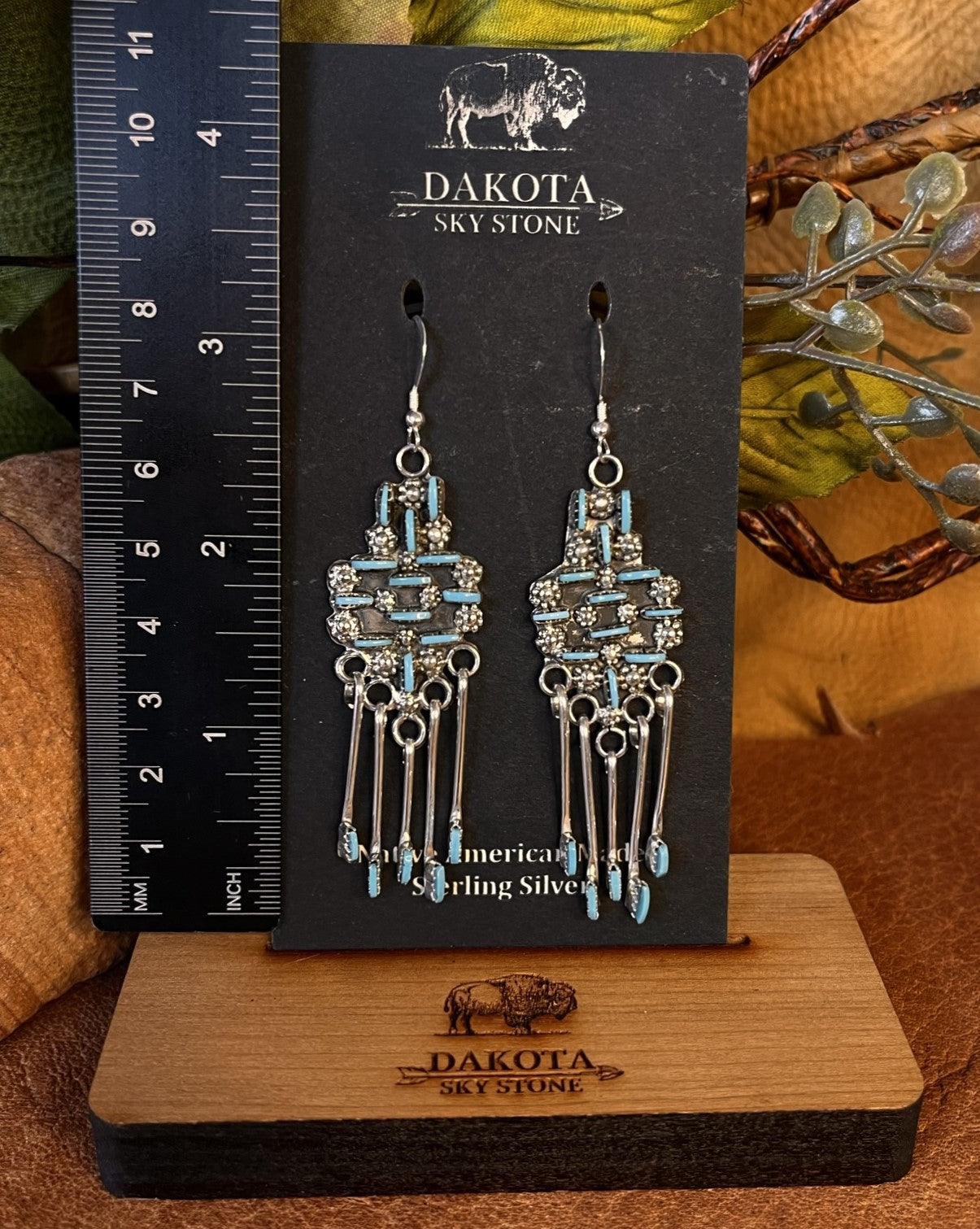 Sleeping Beauty Turquoise Earrings
