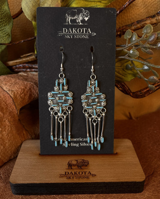 Sleeping Beauty Turquoise Earrings