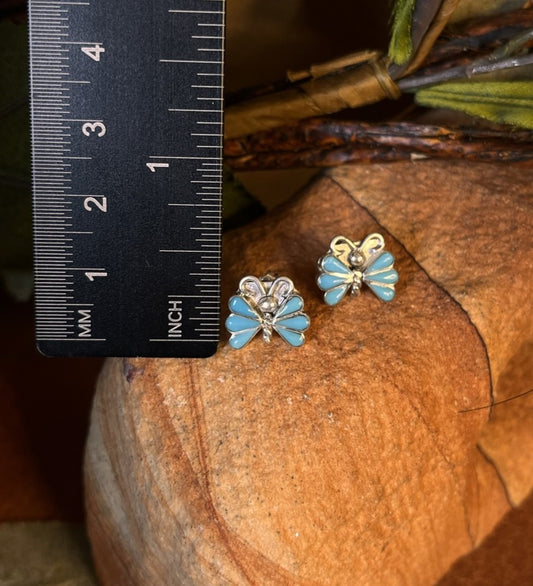 Sleeping Beauty Turquoise Earrings