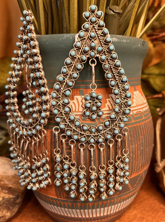 Sleeping Beauty Turquoise Earrings