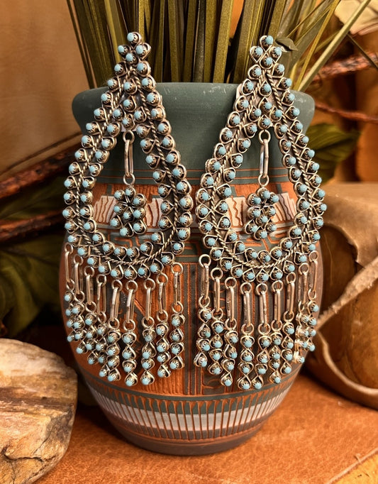 Sleeping Beauty Turquoise Earrings