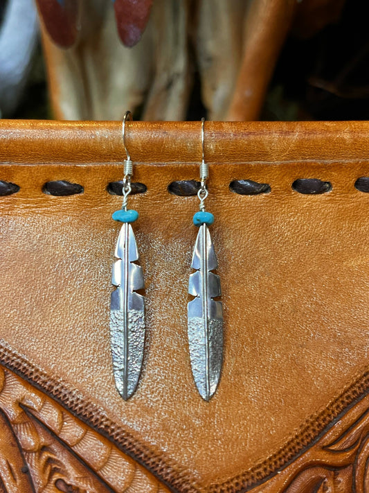 Sleeping Beauty Turquoise Earrings