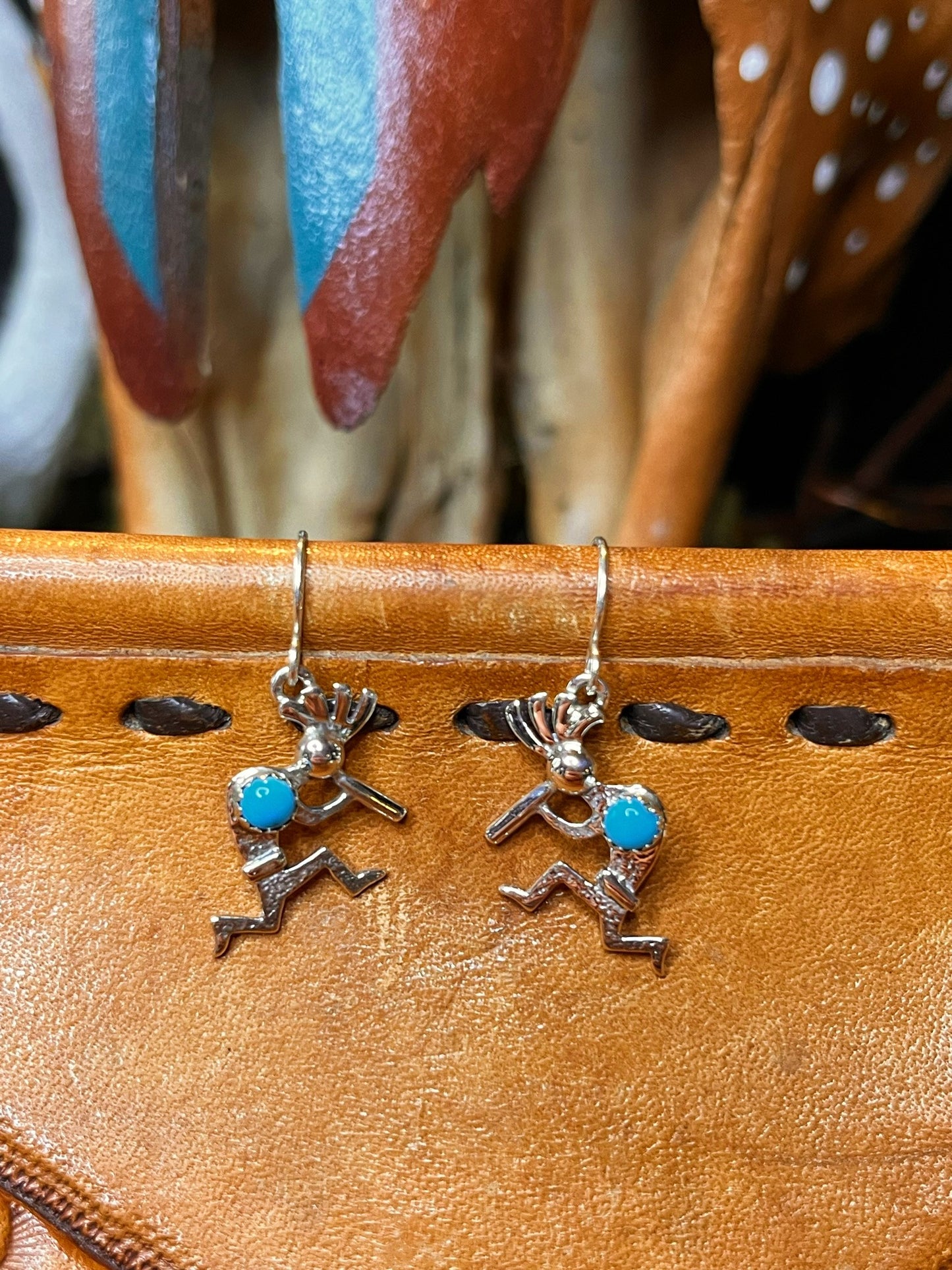 Sleeping Beauty Turquoise Earrings