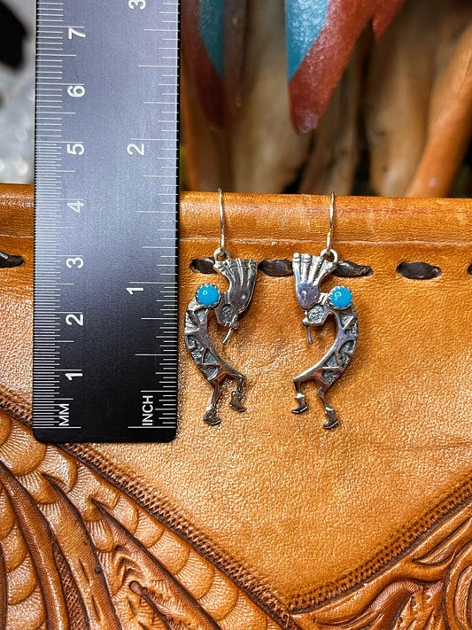 Sleeping Beauty Turquoise Earrings
