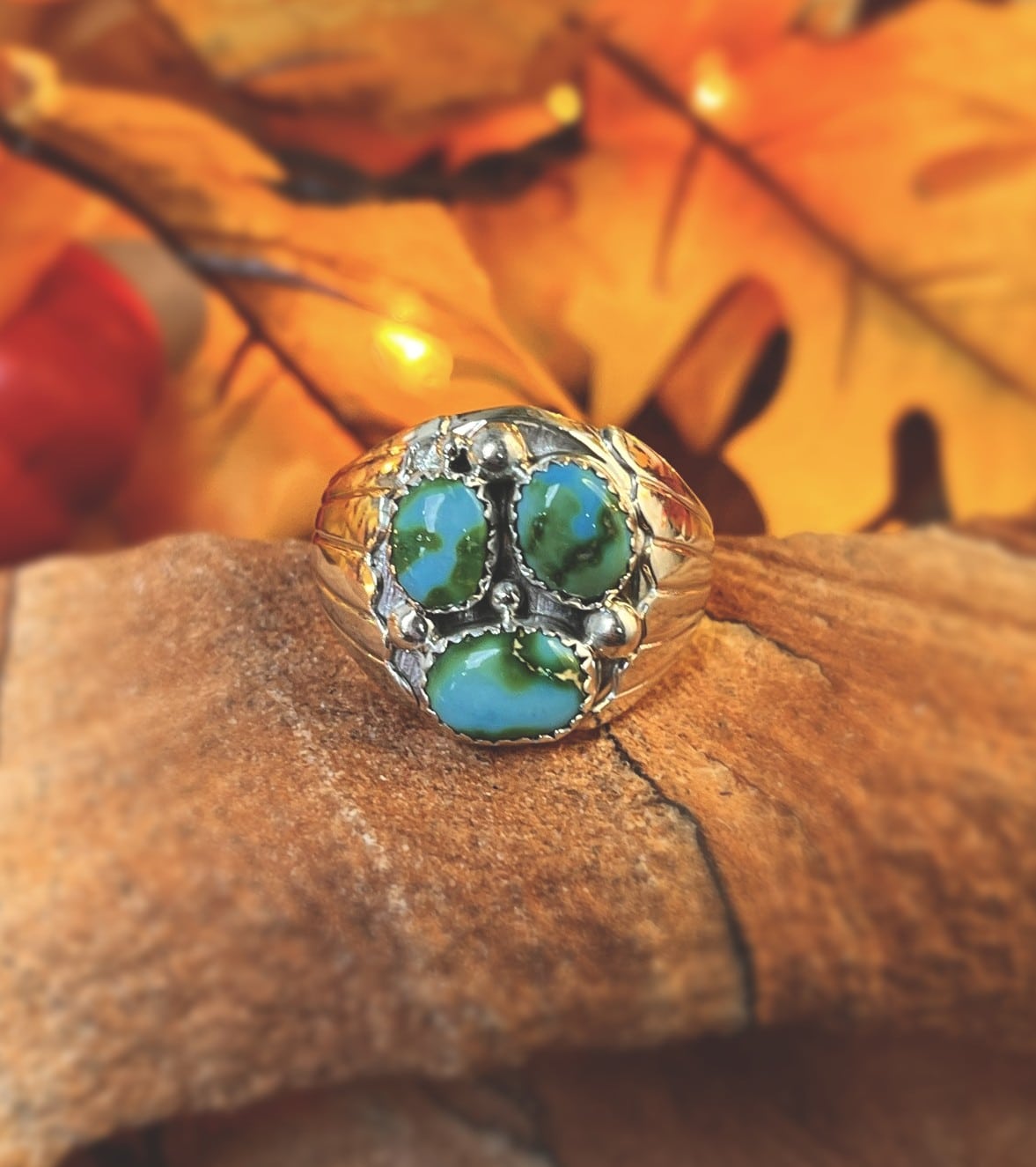Sierra Nevada Turquoise Ring Sz. 15