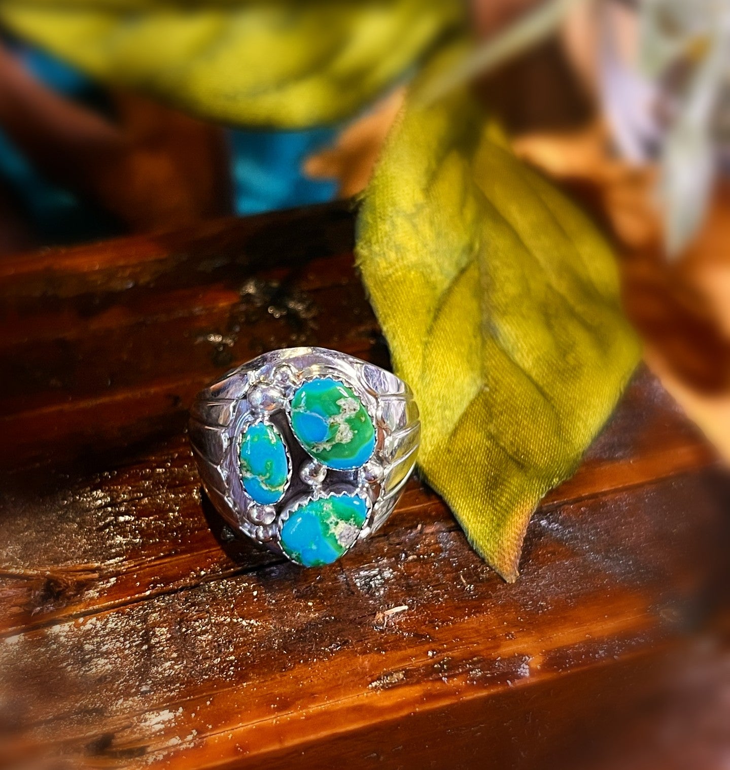 Sierra Nevada Turquoise Ring Sz. 10.5