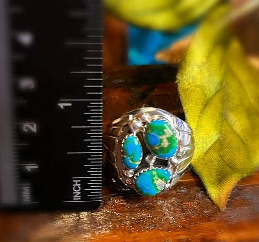 Sierra Nevada Turquoise Ring Sz. 10.5
