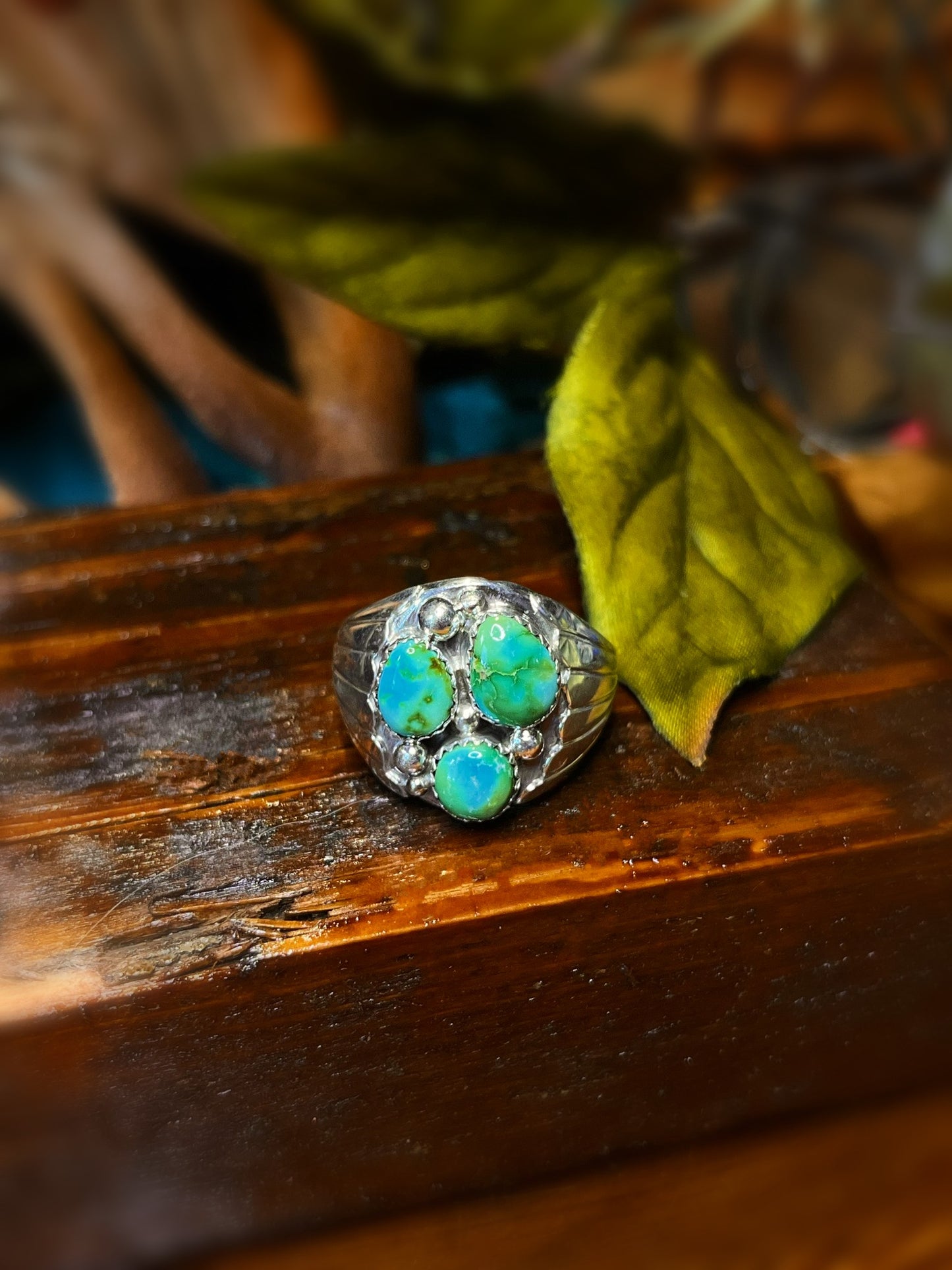 Sierra Nevada Turquoise Ring Sz. 15