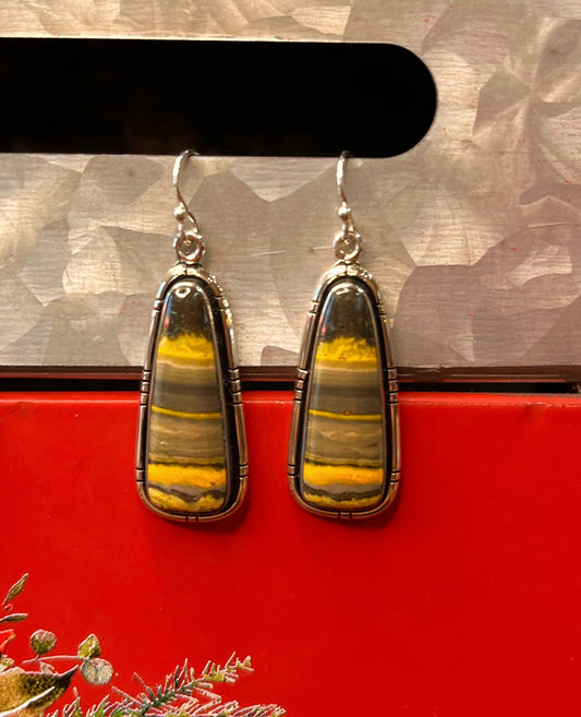 Bumble Bee Jasper Earrings