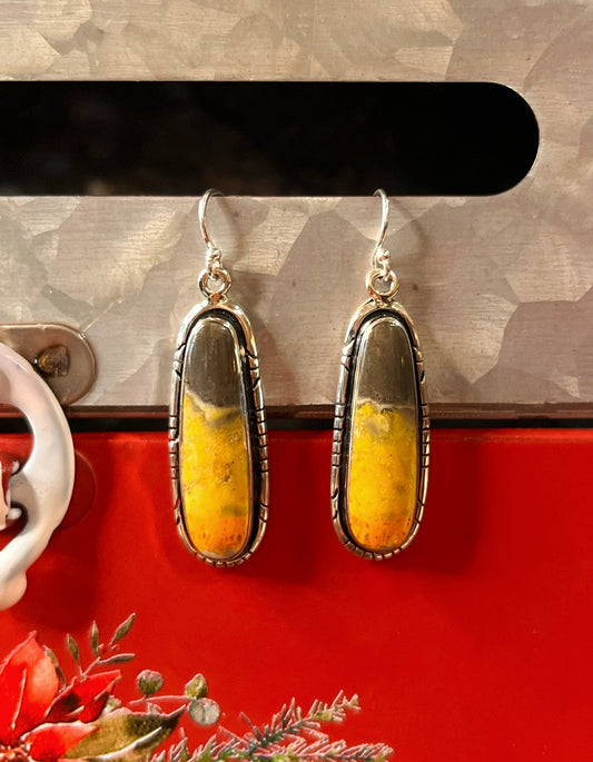 Bumble Bee Jasper Earrings
