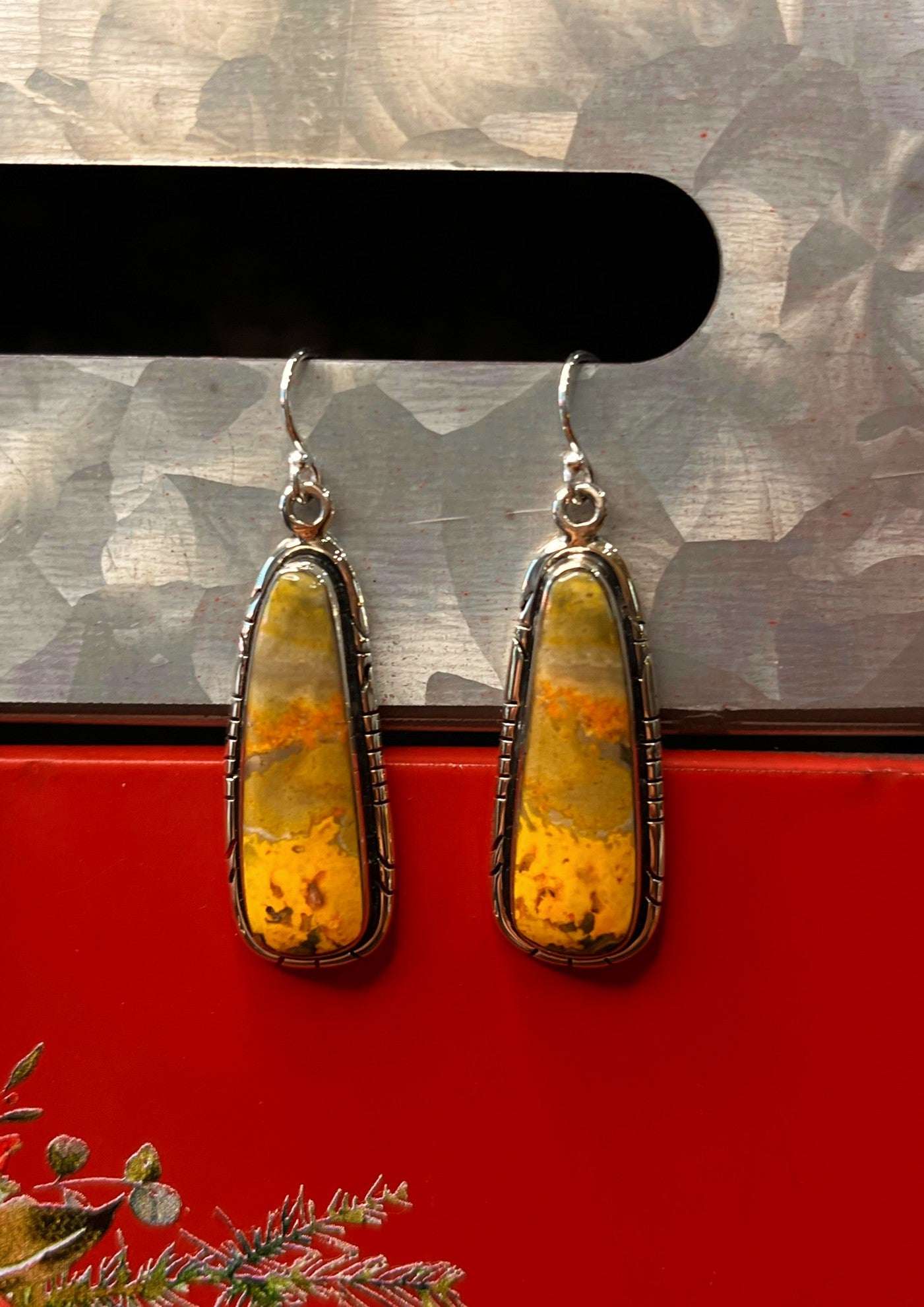 Bumble Bee Jasper Earrings