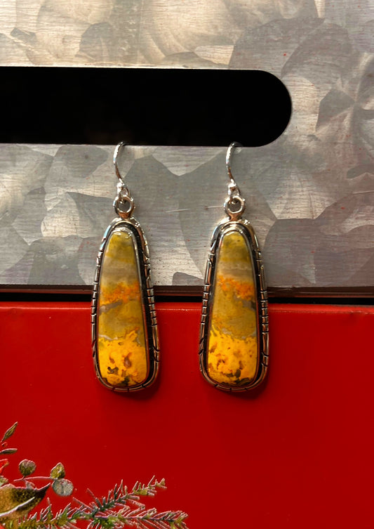 Bumble Bee Jasper Earrings