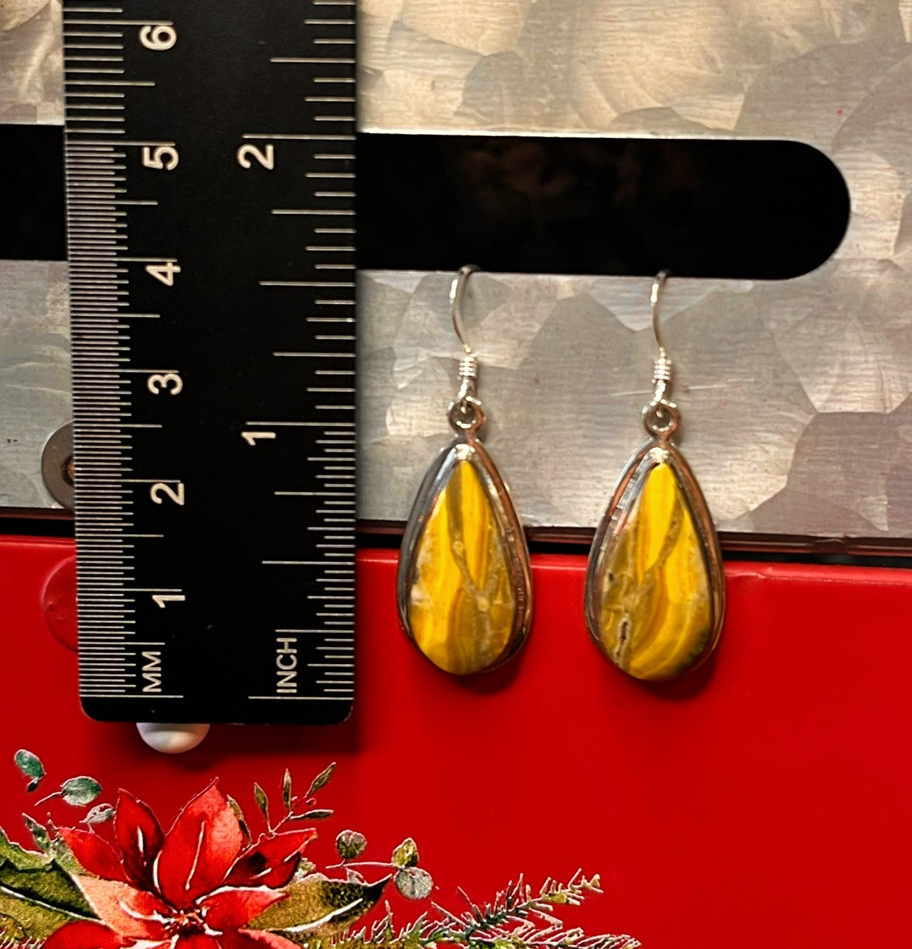 Bumble Bee Jasper Earrings