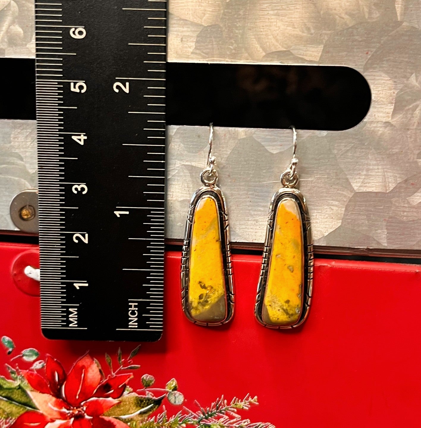 Bumble Bee Jasper Earrings
