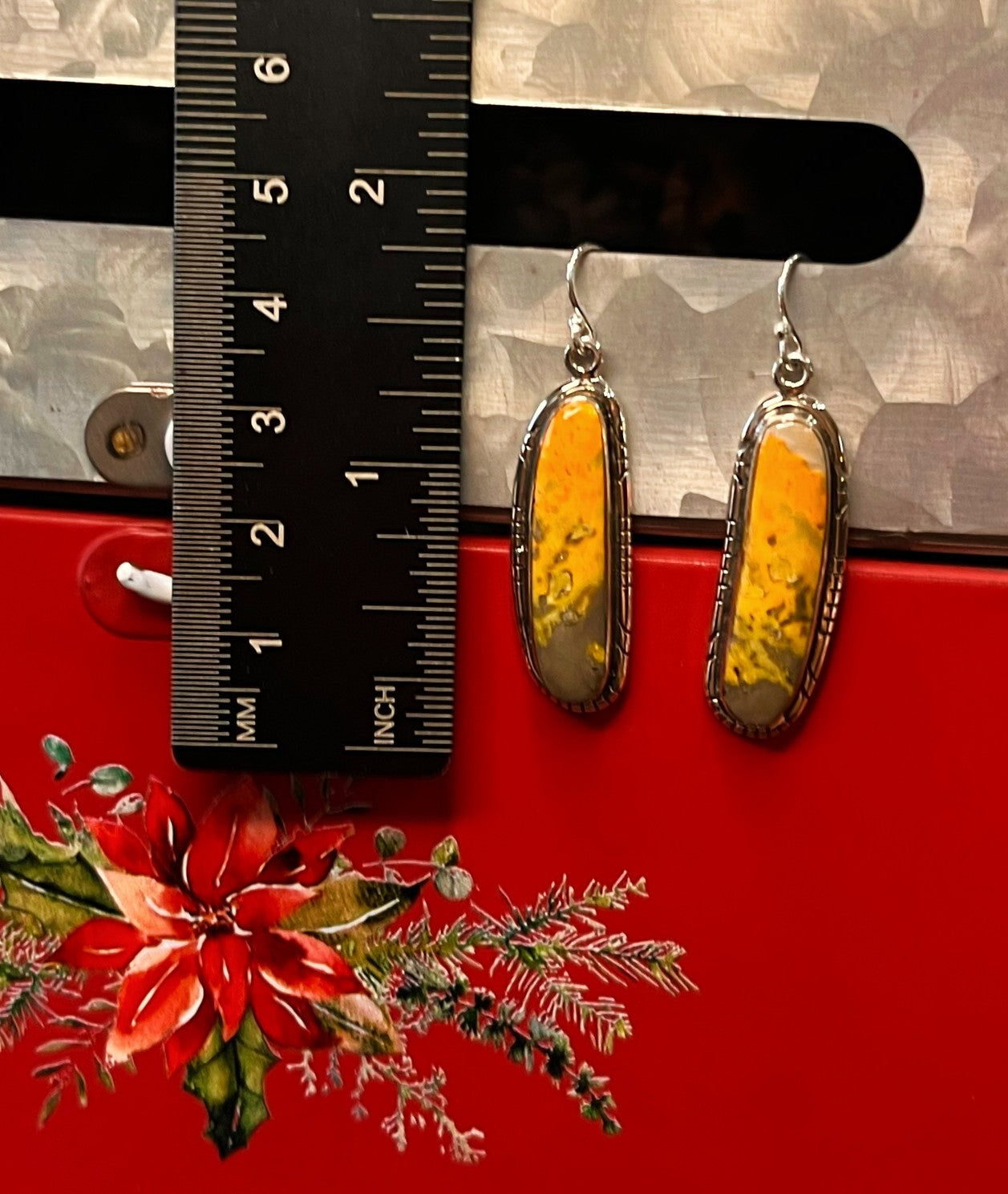 Bumble Bee Jasper Earrings