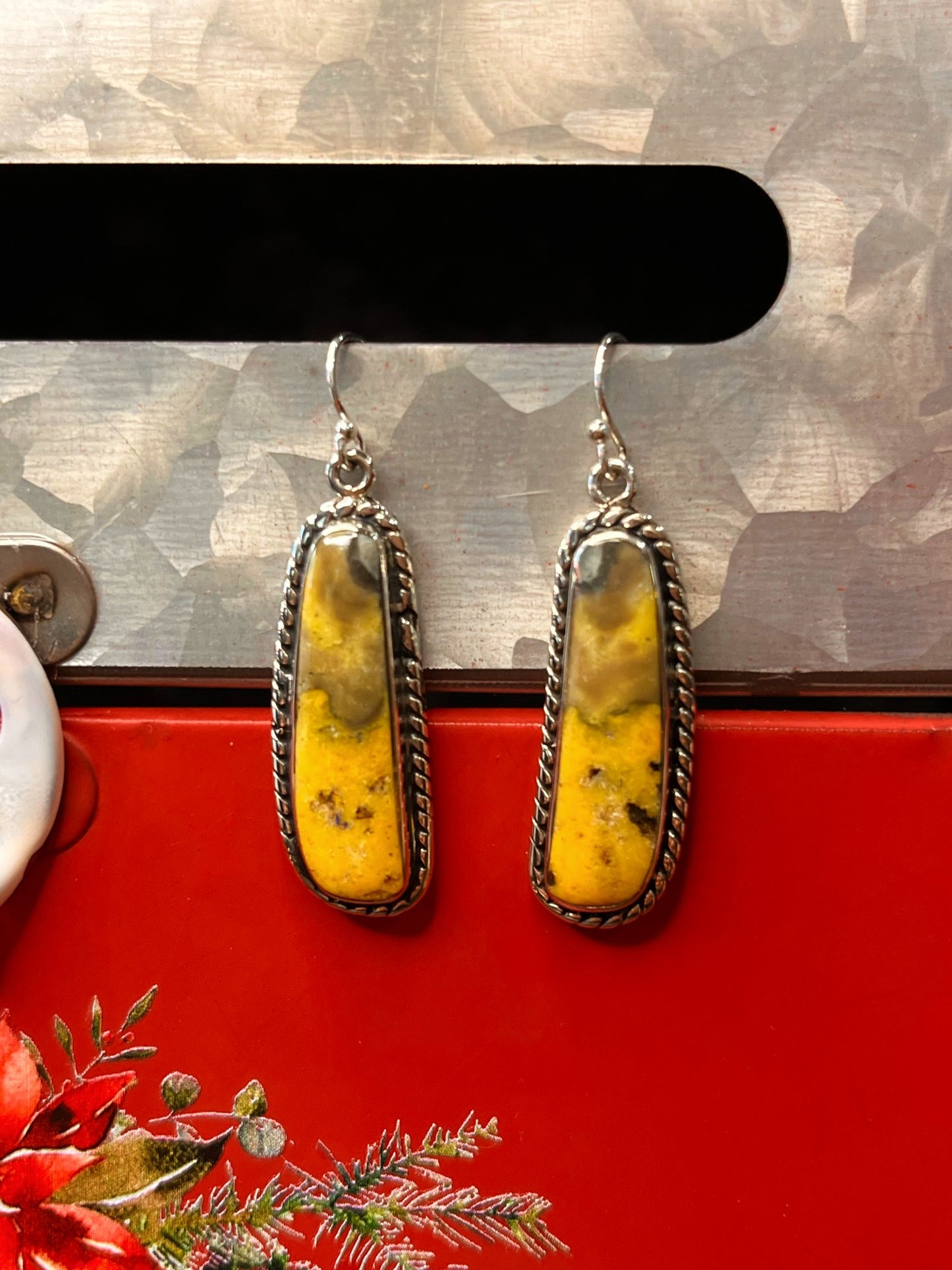 Bumble Bee Jasper Earrings