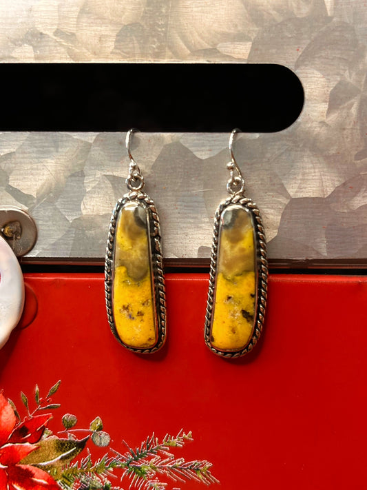Bumble Bee Jasper Earrings