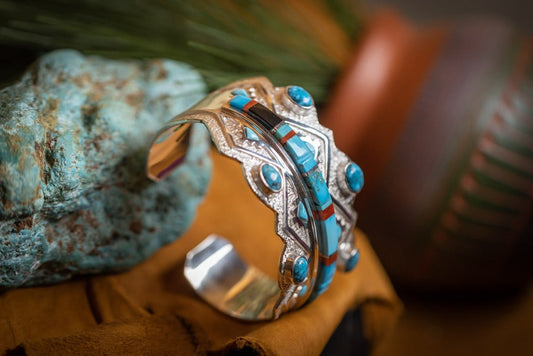Kingman &amp; Coral Cuff