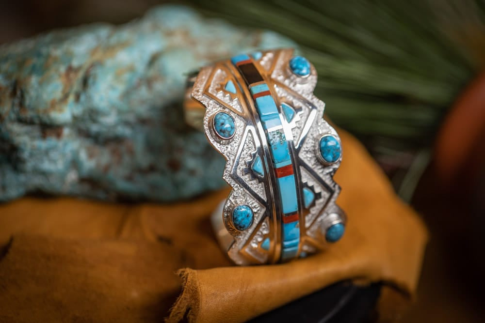 Kingman &amp; Coral Cuff