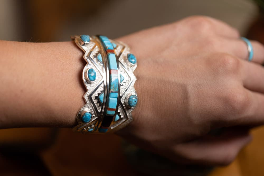 Kingman &amp; Coral Cuff