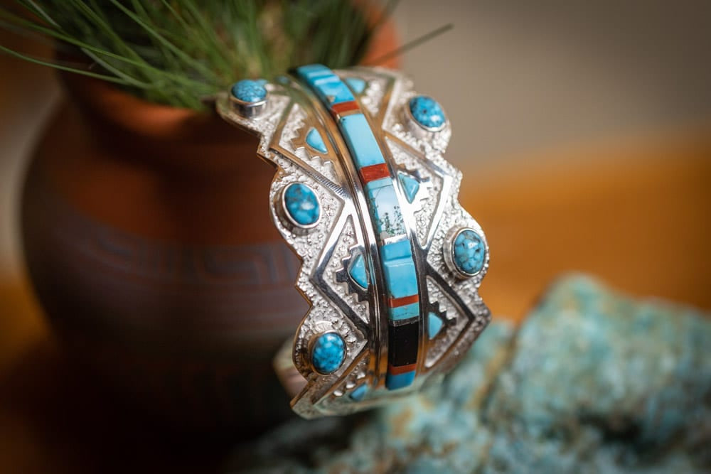 Kingman &amp; Coral Cuff