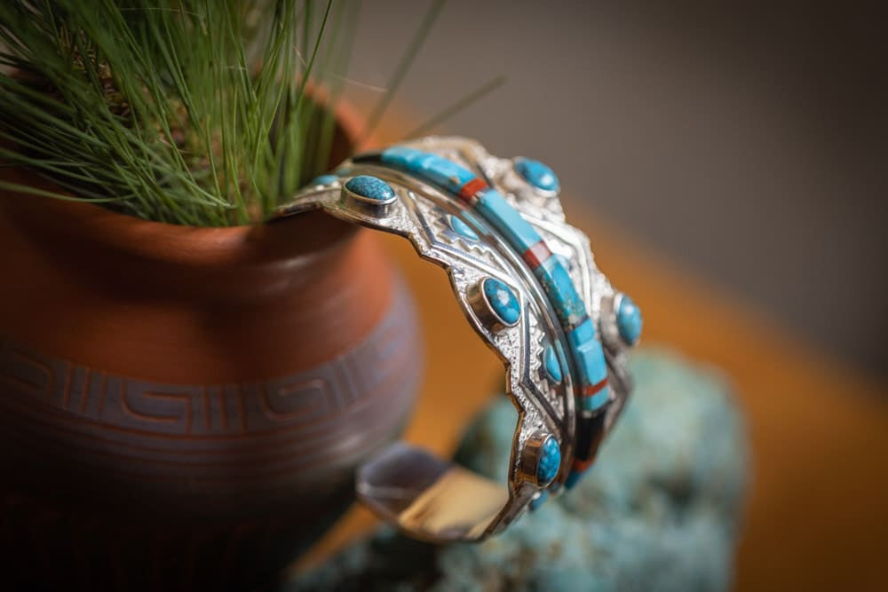Kingman &amp; Coral Cuff