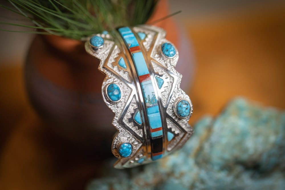 Kingman &amp; Coral Cuff