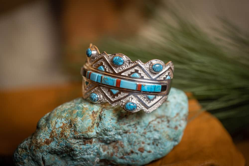Kingman &amp; Coral Cuff