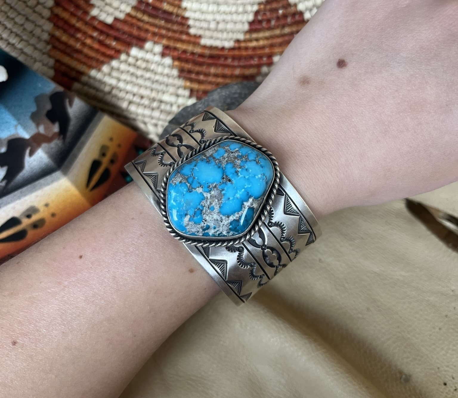 Kingman Turquoise Cuff