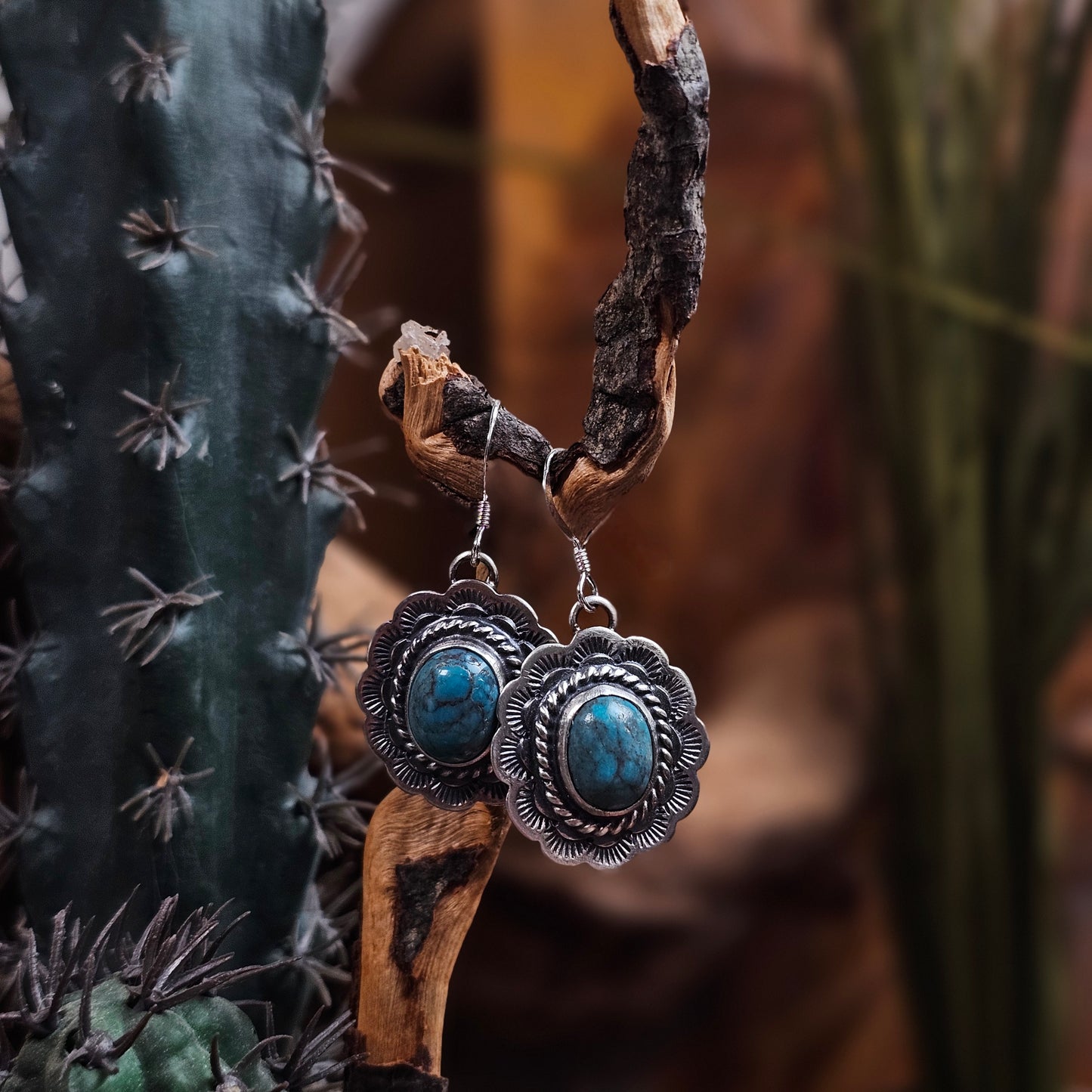 Kingman Turquoise Earrings - Various Styles